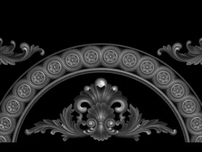 3d model of flowers and leaves 3D print model