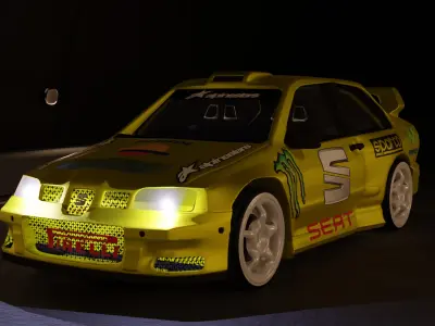 Seat Cordoba WRC 3D print model