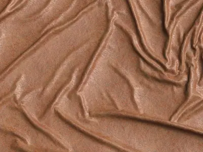 Scratched Leather Brown Cow Leather Fabric Texture