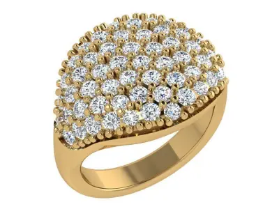 Diamond Ring 4132 3D print model