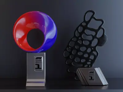 F1 Trophy - Italian GP Trophy  3D model