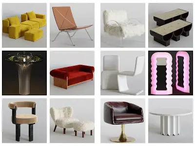 Luxcore interior pack Mars II 3D model