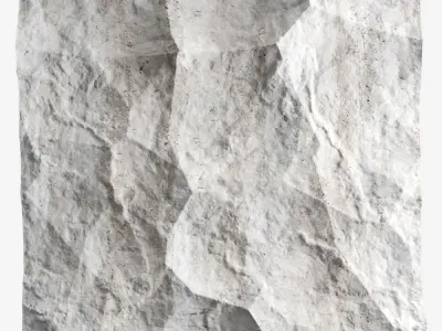 425-RockPanel rock on wall 3D model