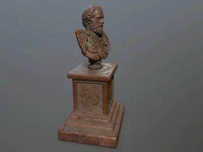 Marcus Aurelius Low-poly 3D model