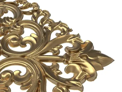  decorative pattern ready for 3D printing 3D model 206