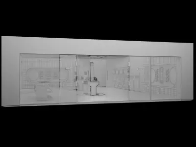 Interior Shop Market a561a 3D model