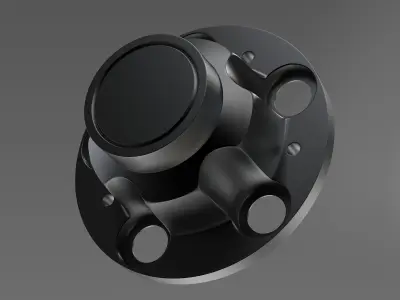 Chevrolet Rally Wheel Center Hub Cap 5x127 3D print model