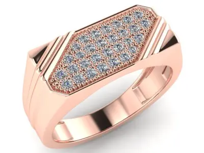 light weight gold diamond rings-C111116SKCH2025991-wt-5-10 3D print model