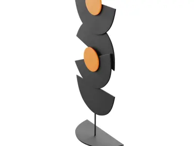 Half Decorative Object 3D model