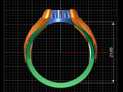 NEO MAN RING MODEL46 3D print model
