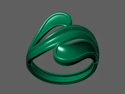 Plain Ring Women Ready STL 3DM Models Womens Rings 3D models 3D print model 30