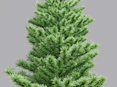 Table Christmas tree 47 cm 3D model