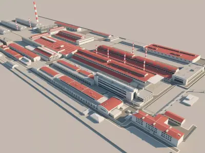 Factory 3D model