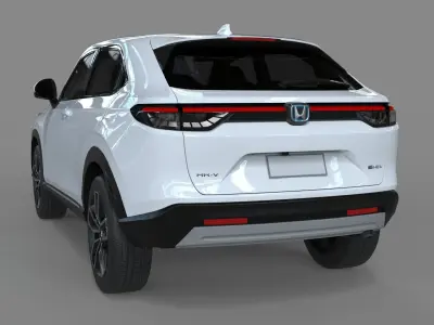 Honda New HR V 3d Model Car 3D model