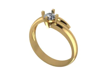 Women ring  3d print model 3D print model 3D print model