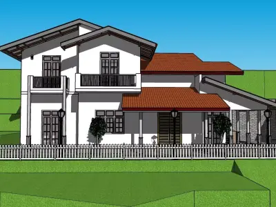 South Asian House P2 3D model
