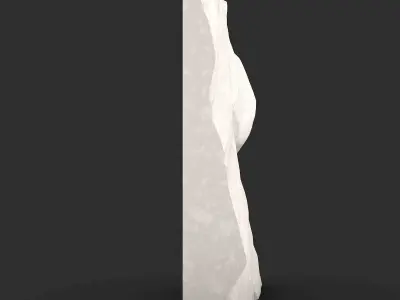 Dungeon Rock Wall Segment 3D print model