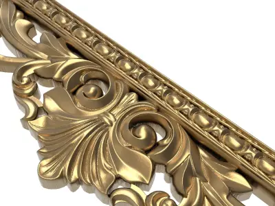 Carved Picture Frame 3D model