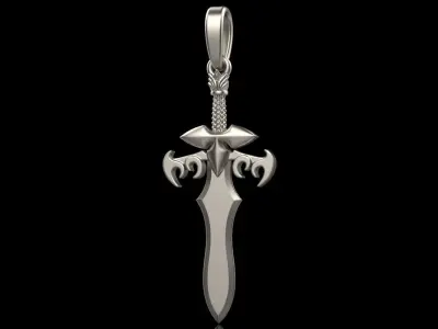 Sword pendant model 327 3D print model