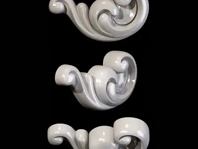 Classic carved 109 3D model