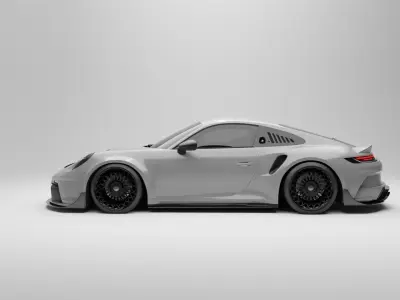 Porsche 911 Rocket 900 R 3D model