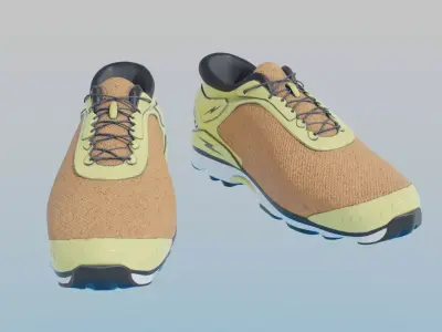 Footwear - Sports Style Low-poly 3D model