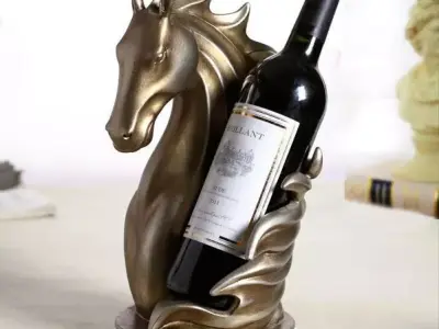 Wine holding horse  3D print model