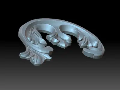 Decorative element 3D print model