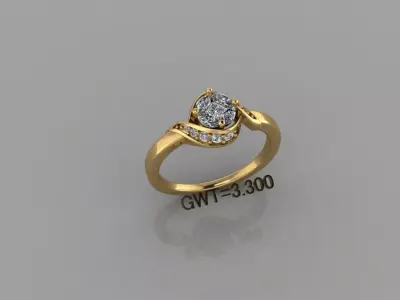 FASION RING 3D model 29