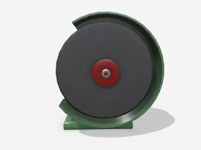 Cartoon Abrasive Stone Engine 3D model