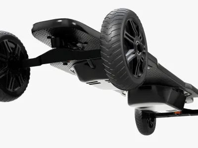 Skateboard electric 02 3D model