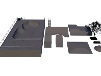 Skate park  3D model