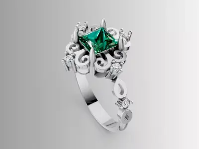 ring0010 3D print model