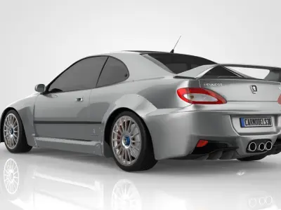 Peugeot 406 Coupe Rocket Bunny 3D model