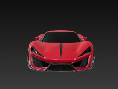 Sport Car 3D Model Series 2 3D print model