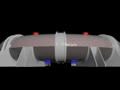 LArendsian Toroidal Serpentium Flux Motor - Generator  - Concept 3D model