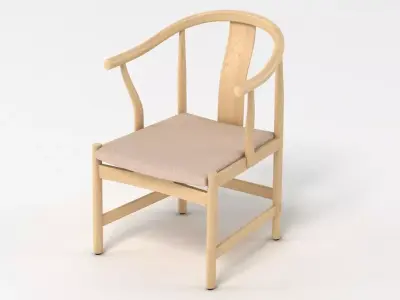 Hans J Wegner China Chair 3D model