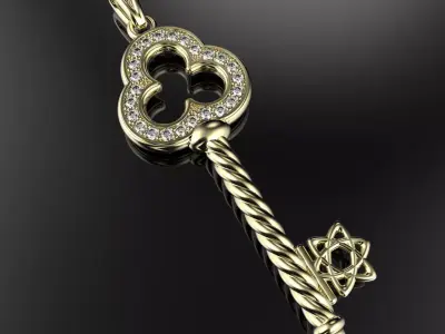 Key pendant  Free 3D print model