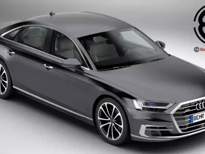 Audi A8 2018 3D model