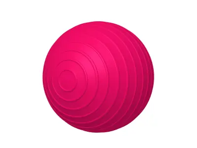 Fitness ball 3D model