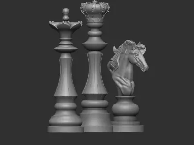 Chess Set 3D print model