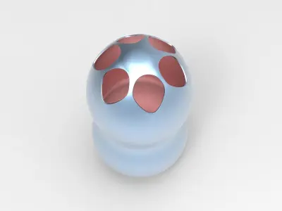 Zon Vase Low-poly 3D model
