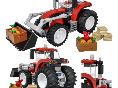 Lego City 60287 3D model