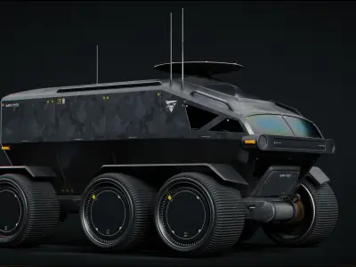 Toyota Lunar Cruiser Jaxa Moon Rover 3d Textures 3D model