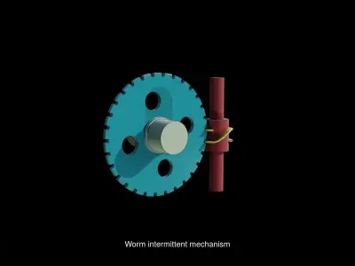 Intermittent Motion Mechanisms 3D Model Collection