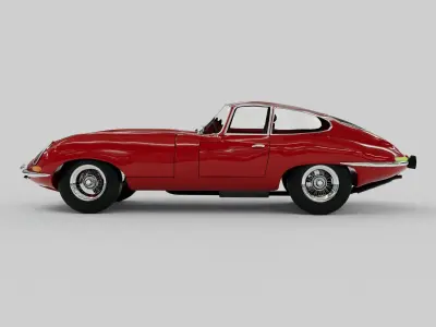 Jaguar E-Type 1061 3D model