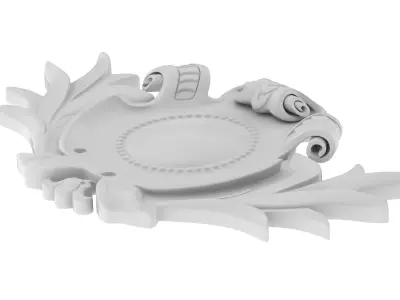Cartouche Ornament 037 3D model