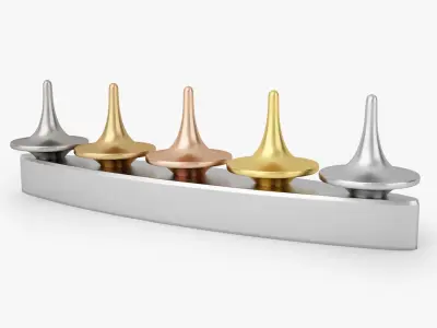 ForeverSpin Metal Spinning Tops 3D model