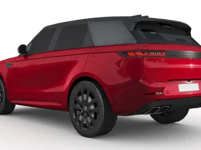 Land Rover Range Rover Sport 2023 Low-poly 3D model