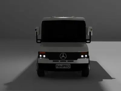 Mercedes Benz 614D Van 3D model